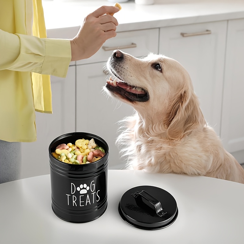 Metal Dog Treat Container Dog  - đánh giá và giá Pet Supplies For Dogs