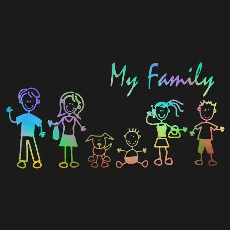 Car Sticker Family Stick Figur - đánh giá và giá Pet Supplies For Dogs