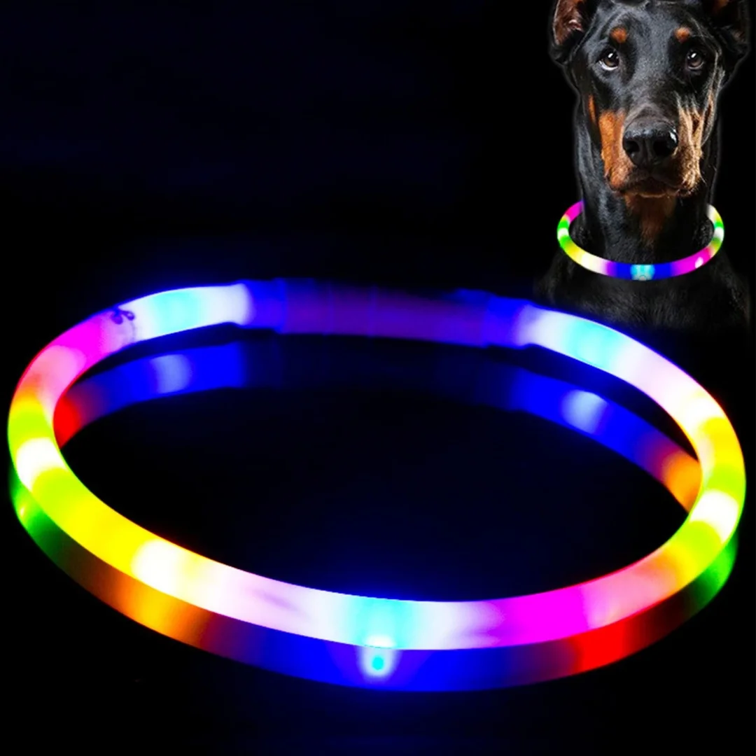 New Led Luminous Dog Collar 4  - đánh giá và giá Dog Muzzle Silicone
