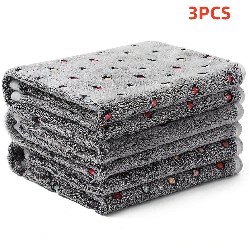 3PCS Soft Fluffy Pet Blanket C - đánh giá và giá Pet Supplies For Dogs